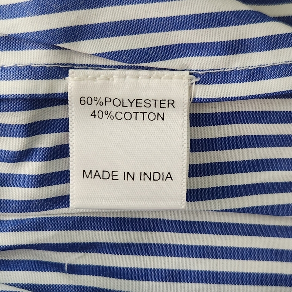 Ivy City Co. Carrie Striped Blue Puff-Sleeve Tiered Dress - Picture 10 of 11